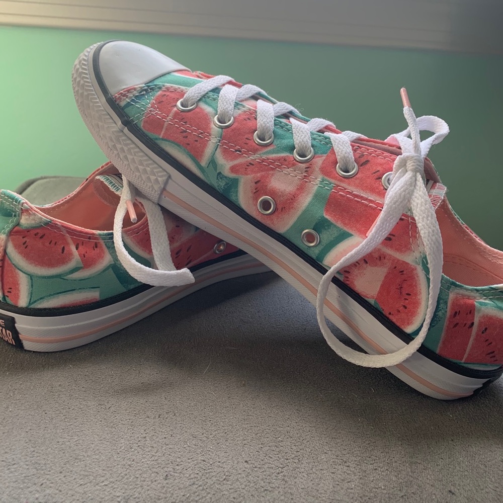 Watermelon Low Top Converse Women’s 6